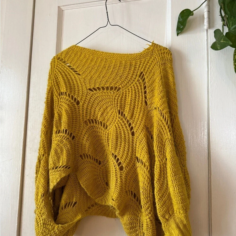 Elodie Mustard Knit Women's Sweater